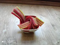 پاستیل نواری هندوانه مارابو 100 گرمی - شهر گیلاس | فروشگاه تخصصی پاستیل و شکلات