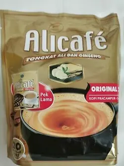 قهوه علی کافه 5 در 1 جنسینگ دار 20 عددی alicafe - شهر گیلاس | فروشگاه تخصصی پاستیل و شکلات