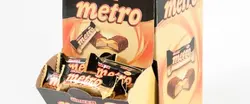 شکلات مینی مترو شرکت اولکر ترکیه یک کیلویی metro - شهر گیلاس | فروشگاه تخصصی پاستیل و شکلات