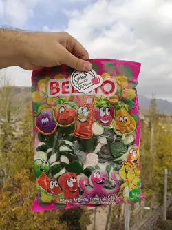 پاستیل طرح گل رز ببتو یک کیلویی - شهر گیلاس | فروشگاه تخصصی پاستیل و شکلات