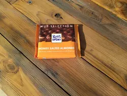 شکلات ریتر اسپرت 100 گرمی با مغز بادام عسلی ritter sport - شهر گیلاس | فروشگاه تخصصی پاستیل و شکلات