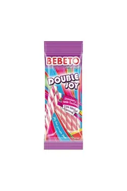 پاستیل دو رنگ پیچی ببتو 75 گرمی bebeto double joy - شهر گیلاس | فروشگاه تخصصی پاستیل و شکلات