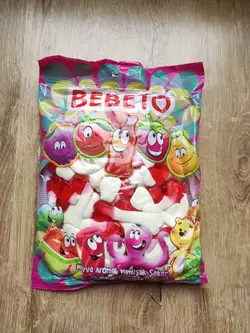 پاستیل استخوان دو رنگ ببتو یک کیلویی - شهر گیلاس | فروشگاه تخصصی پاستیل و شکلات