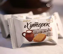 ویفر روسی با طعم شیر یک کیلویی - شهر گیلاس | فروشگاه تخصصی پاستیل و شکلات