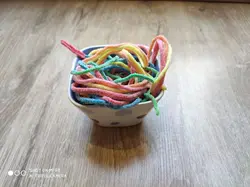 پاستیل اسپاگتی ترش 100 گرمی