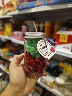 کندی جارک یلدایی مدل آبنبات مینیاتوری - شهر گیلاس | فروشگاه تخصصی پاستیل و شکلات