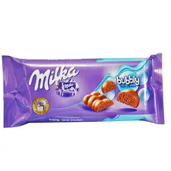 شکلات میلکا حبابی milka bubbly - شهر گیلاس | فروشگاه تخصصی پاستیل و شکلات