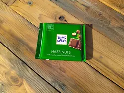 شکلات ریتر اسپرت 100 گرمی فندقی ritter sport - شهر گیلاس | فروشگاه تخصصی پاستیل و شکلات