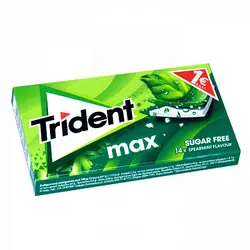 آدامس تریدنت نعنا trident max - شهر گیلاس | فروشگاه تخصصی پاستیل و شکلات