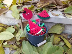 گیفت یلدا مدل سطلی - شهر گیلاس | فروشگاه تخصصی پاستیل و شکلات