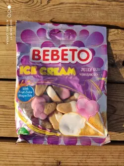 پاستیل بستنی ببتو 120 گرمی bebeto ice cream - شهر گیلاس | فروشگاه تخصصی پاستیل و شکلات