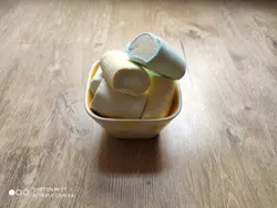 مارشمالو اسپانیایی طرح سه رنگ 100 گرمی - شهر گیلاس | فروشگاه تخصصی پاستیل و شکلات