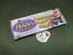 ویفر هوش بش 125 گرمی تمشک 8/22 - شهر گیلاس | فروشگاه تخصصی پاستیل و شکلات