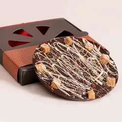 پیتزا شکلات کاراملی