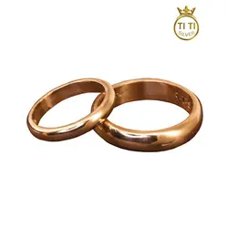 حلقه ست طلا روس ساده 010330 - فروشگاه سیلور تی تی