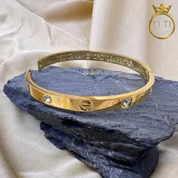 دستبند النگویی کارتیر010812 - فروشگاه سیلور تی تی