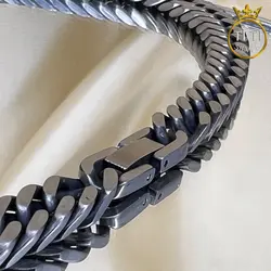 زنجیر مردانه سیاه قلم