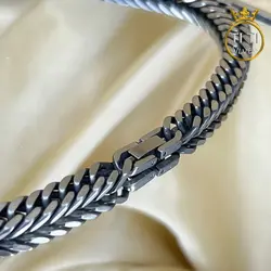 زنجیر مردانه سیاه قلم