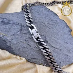 زنجیر مردانه سیاه قلم