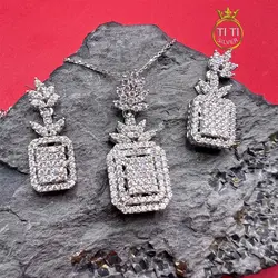 نیم ست نقره زنانه - فروشگاه سیلور تی تی