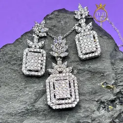 نیم ست نقره زنانه - فروشگاه سیلور تی تی