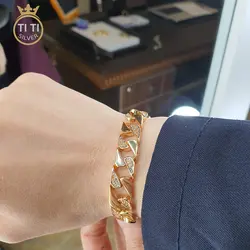 دستبند کارتیر مشابه طلا010615 - فروشگاه سیلور تی تی