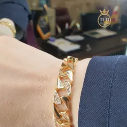 دستبند کارتیر مشابه طلا010615 - فروشگاه سیلور تی تی