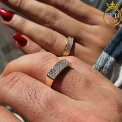 حلقه ست مشابه طرح جواهر010319 - فروشگاه سیلور تی تی