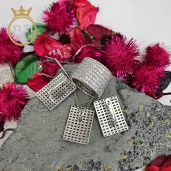 نیم ست نقره جواهری - فروشگاه سیلور تی تی