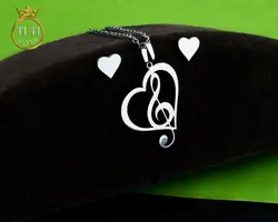 نیم ست استیل طرح قلب - رنگ ثابت - فروشگاه سیلور تی تی