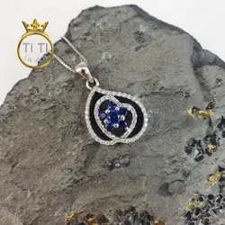 نیم ست نقره فلاور طرح جواهر- فروشگاه سیلور تی تی