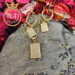 نیم ست طرح طلا طریف - فروشگاه سیلور تی تی