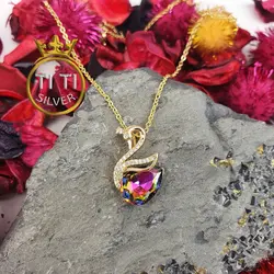 نیم ست سواروسکی - فروشگاه سیلور تی تی