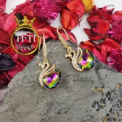 نیم ست سواروسکی - فروشگاه سیلور تی تی