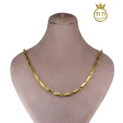 زنجیر استیل مردانه مدل کبریتی 011621 - فروشگاه سیلور تی تی