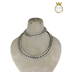ست زنجیر و دستبند کارتیر011513 - فروشگاه سیلور تی تی