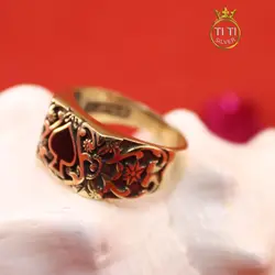 انگشتر مردانه طرح پیک 010145 - فروشگاه سیلور تی تی