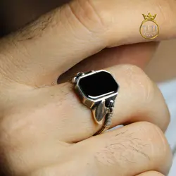 انگشتر نقره طرح تبر - فروشگاه سیلور تی تی