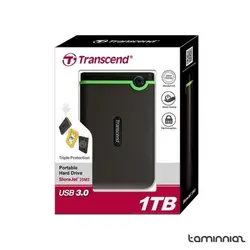 ویژگی‌ها، قیمت و خرید هارد اکسترنال ترنسند مدل StoreJet 25M3 ظرفیت 1 ترابایت | فروشگاه اینترنتی تامین نیاز