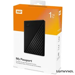 ویژگی‌ها، قیمت و خرید هارد اکسترنال وسترن دیجیتال مدل My Passport WDBYvg0010BBK-WESN ظرفیت 1 ترابایت