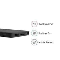 پاوربانک 10000 شیائومی Xiaomi Redmi PB100LZM 2.4A Fast Charge 10W نسخه گلوبال همراه باکابل microUsb | فروشگاه اینترنتی تامین نیاز