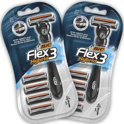 ژیلت بیک یدک دار4 لبه BIC FLEX HYBIRD