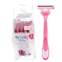 ژیلت زنانه ونوس یکبار مصرف 4 تایی