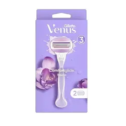 تیغ اصلاح ژیلت ونوس زنانه مدل Comfortglide Breeze با دو یدک