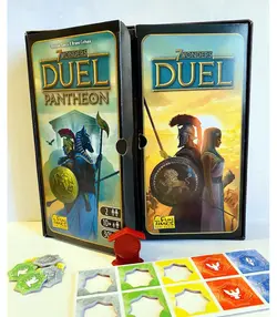 بازی فکری عجایب هفتگانه / دوئل با اکسپنشن پنتئون (SEVEN WONDERS : DUEL)