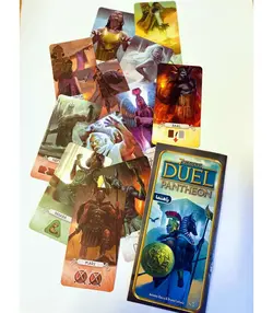 بازی فکری عجایب هفتگانه / دوئل با اکسپنشن پنتئون (SEVEN WONDERS : DUEL)