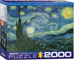 پازل یوروگرافیک 2000 تکه Starry Night کد (8220-1204)