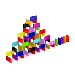 بازی فکری دومینو 100 قطعه |Domino