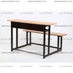 نیمکت دانش آموزی چوبی