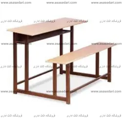 نیمکت دانش آموزی چوبی